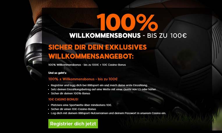 888sport Welcome Bonus Germany