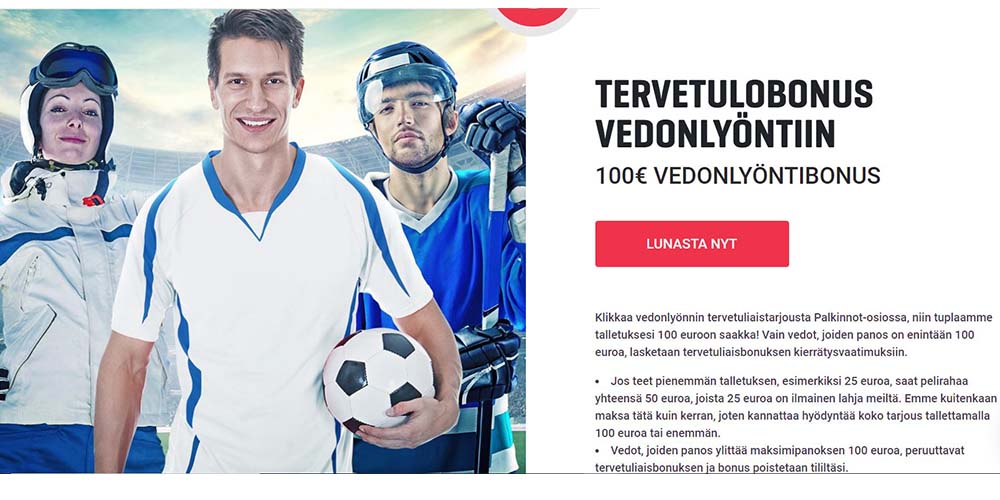 GUTS Sportsbook Finland Welcome Bonus