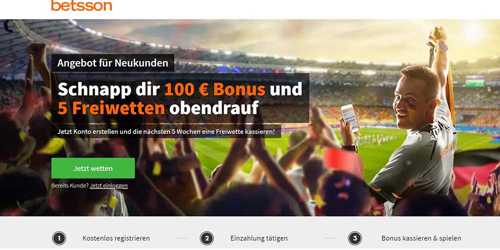 Betsafe Sportsbook Welcome Bonus for Germany
