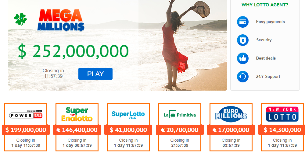 Lotto Agent Main Page