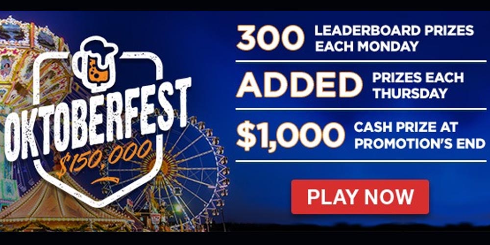$30,000 Weekly Bonus with Intertops Casino Oktoberfest Promotion