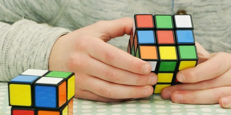 The Time to Solve a Rubik’s Cube with Random Moves