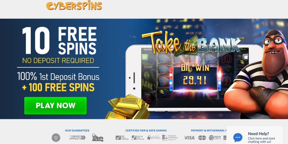 Review about CyberSpins Casino, CyberSpins Casino Review, about CyberSpins Casino, CyberSpins, Online Casino reviews, online casino directory, gamingzion
