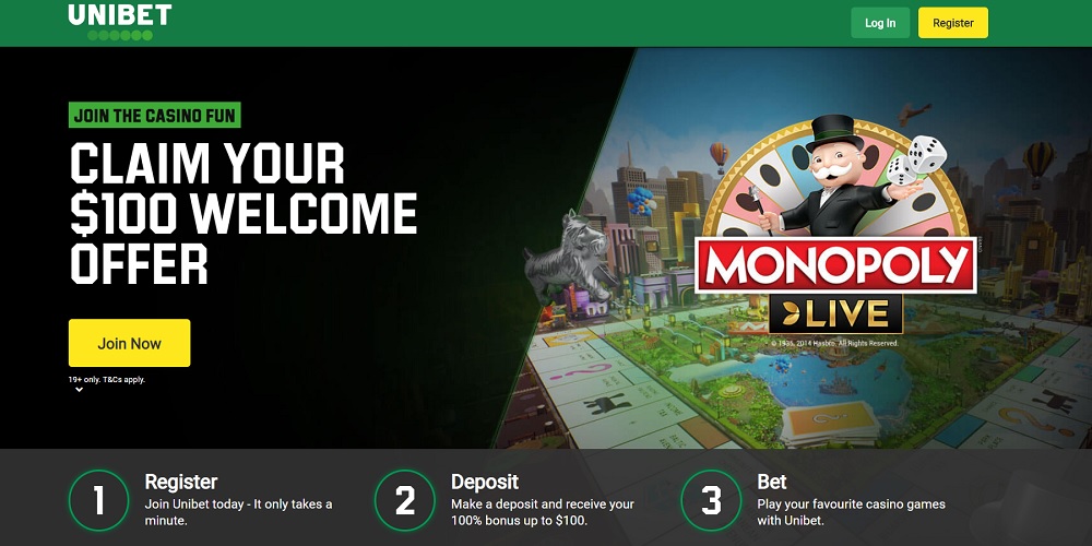 Unibet Casino Welcome Bonus for Canada