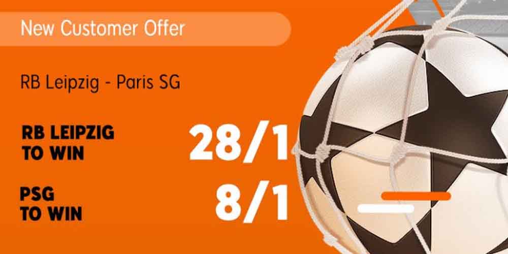 Leipzig v PSG Betting Offer at 888sport – Bet and Win With the Best Odds