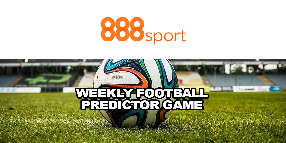 Weekly Football Predictor Game at 888sport – Win up to $8,000 in Cash