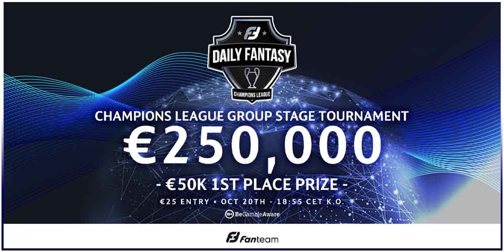 Win a Fantasy Champions League Ticket at FanTeam