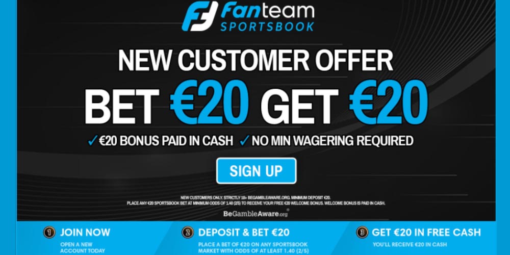 FanTeam Sportsbook Welcome Bonus