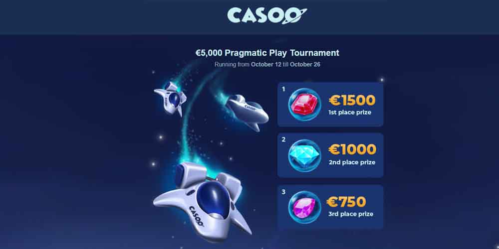 Slot Tournament for Cash Prizes at Casoo Casino – Win a Share of €5000