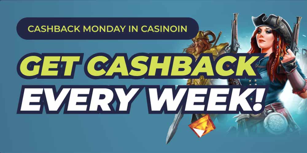 Casinoin Casino Weekly Cashback: Take Part and Win Every Week