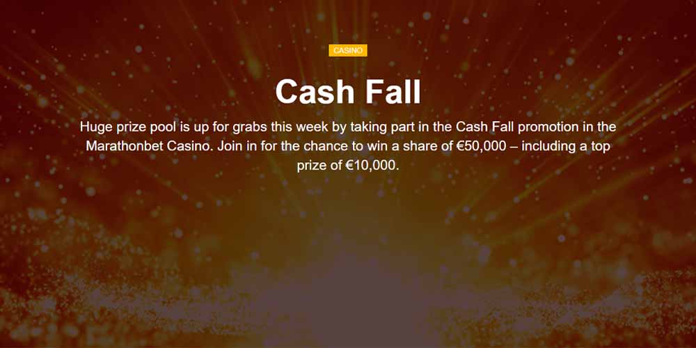 Win Cash Prizes this Month at Marathonbet – Win a Share of €50,000