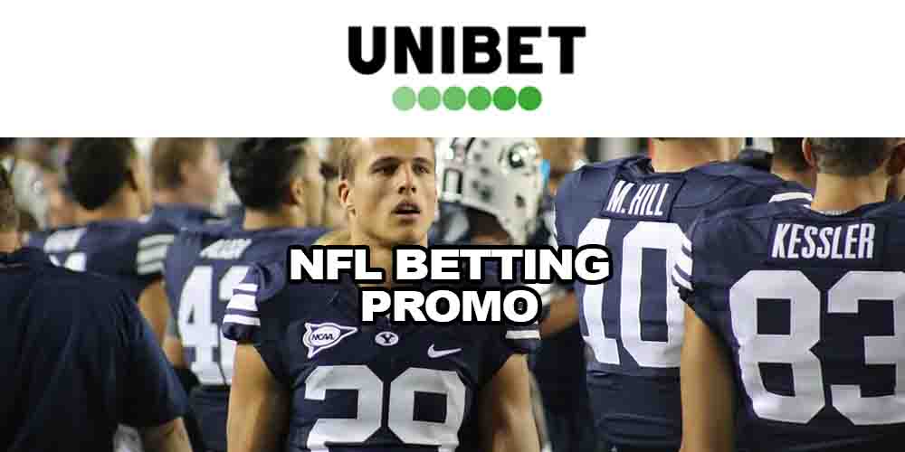 NFL Betting Promo at Unibet Sportsbook – Get a €5 Free Bet
