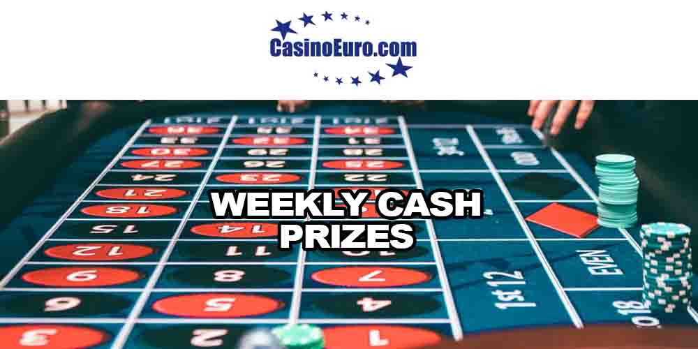 Weekly Cash Prizes at Casino Euro: Over 350 Weekly Cash Prizes