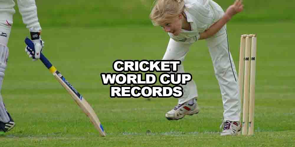 Cricket World Cup Records Throughout The Years