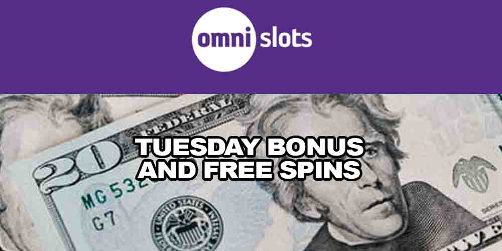 Omni Slots Tuesday Bonus and Free Spins – Get a 20% Bonus + 20 Spins