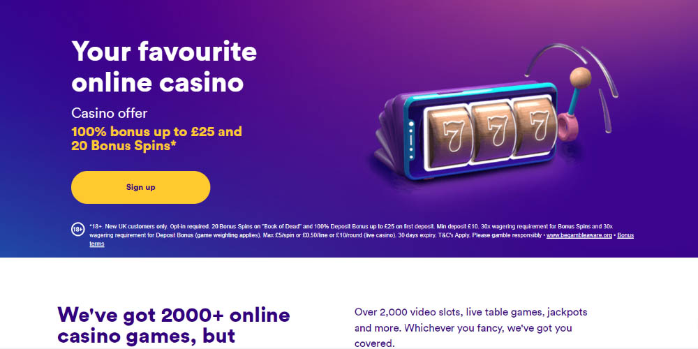 Casumo Casino UK Welcome Bonus