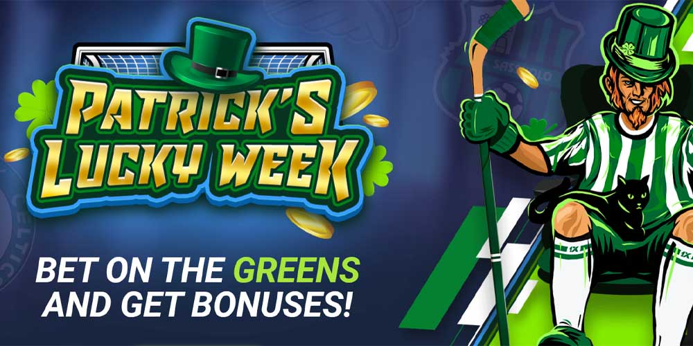 St Patrick’s Day Free Bets: Place Bets and Win With 1xBET Sportsbook