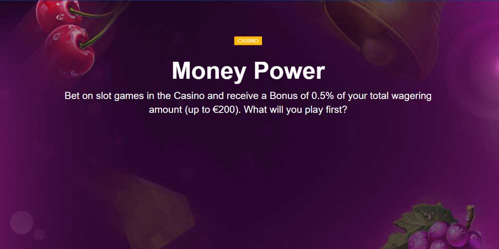Marathonbet Casino Slot Promo: Receive a Bonus of 0.5%