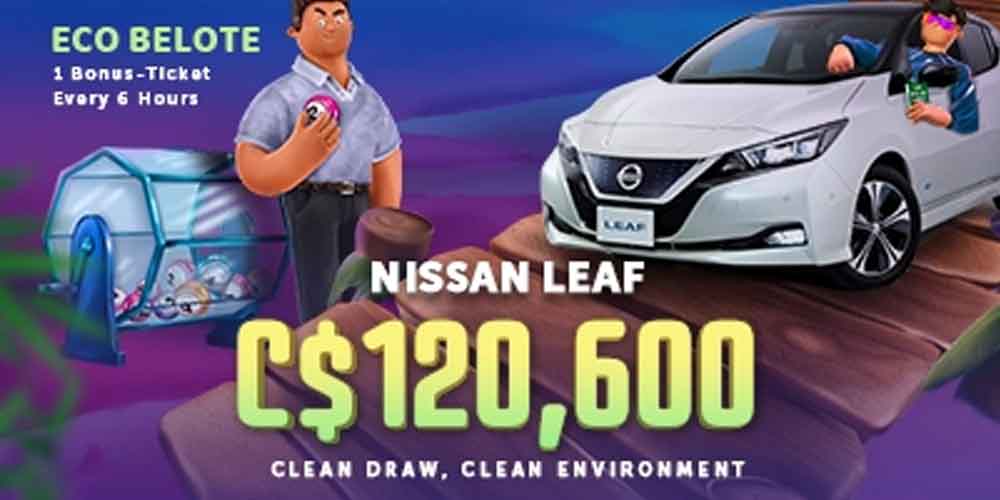 Win a Nissan Leaf at Vbet Casino: Win €80,000 and Nissan Leaf