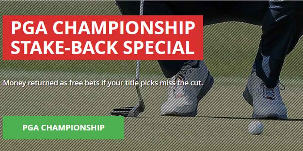 PGA Cashback Betting Promo at Intertops – Get a $20 Free Bet Per Player