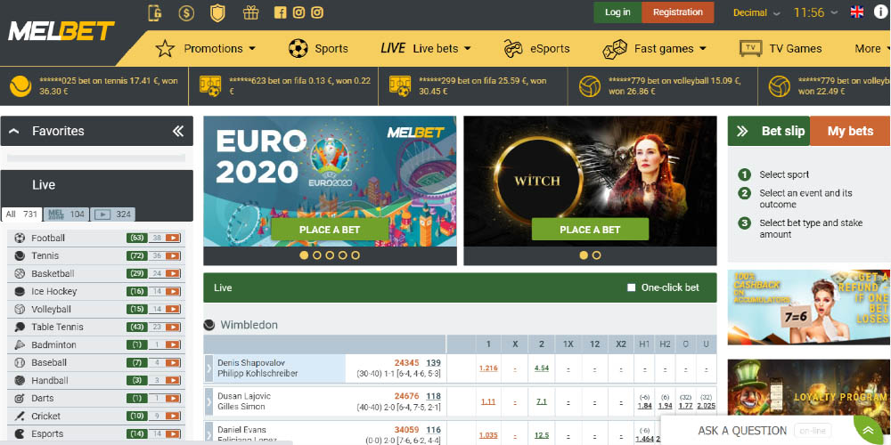 Melbet Africa Sportsbook