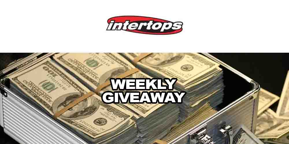 Intertops Weekly Giveaway: Win One of 50 Free $20-$150 Bonuses