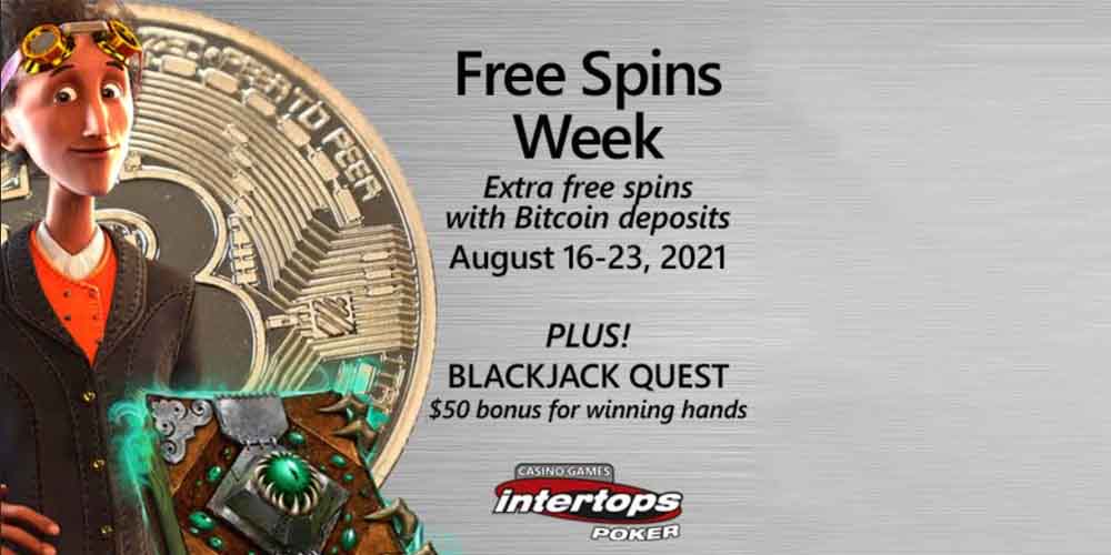 Intertops Casino Bitcoin Bonuses: Deposit With Bitcoins Get 15 Extra FS