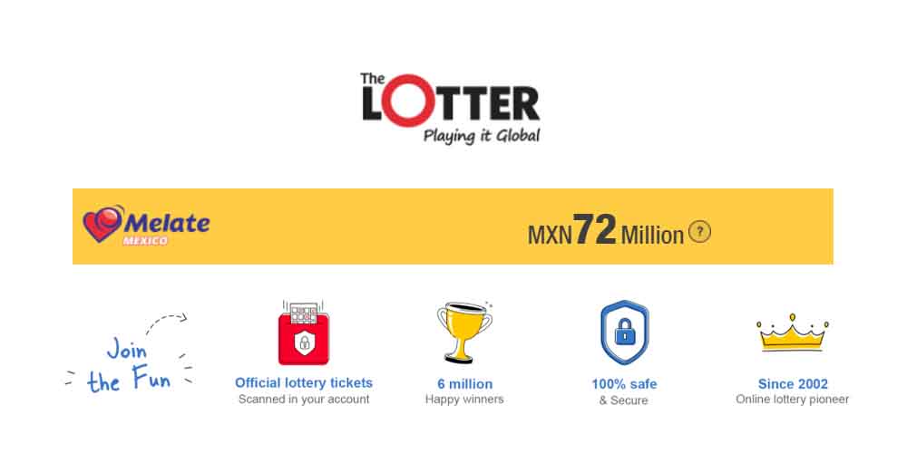 Mexico Melate Jackpot Prize:  Win Your Share of 72 Million