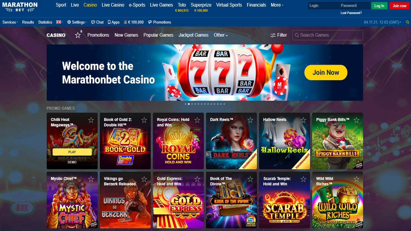 the latest review about Marathonbet Casino Welcome Bonus
