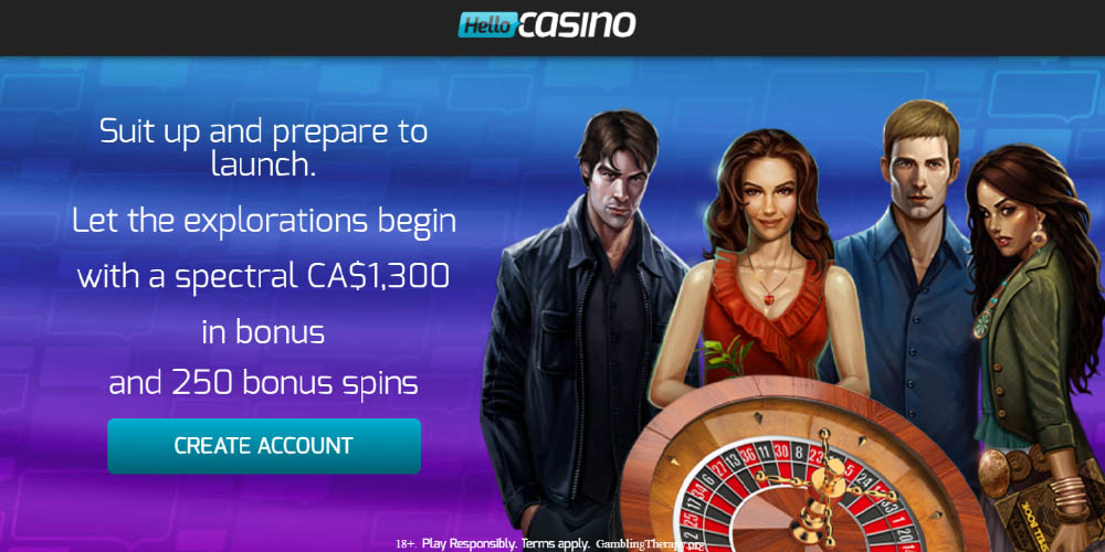 Hello Casino Canadian Welcome Bonus