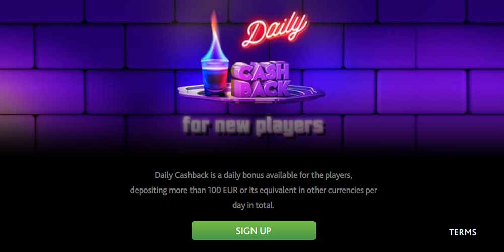 7bit Casino Daily Cash Back – Receive Up To 15% Return