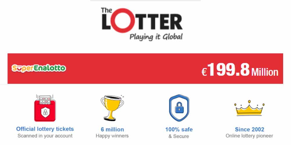 Play Superenalotto Online With Thelotter: Win Up to €199.8 Million