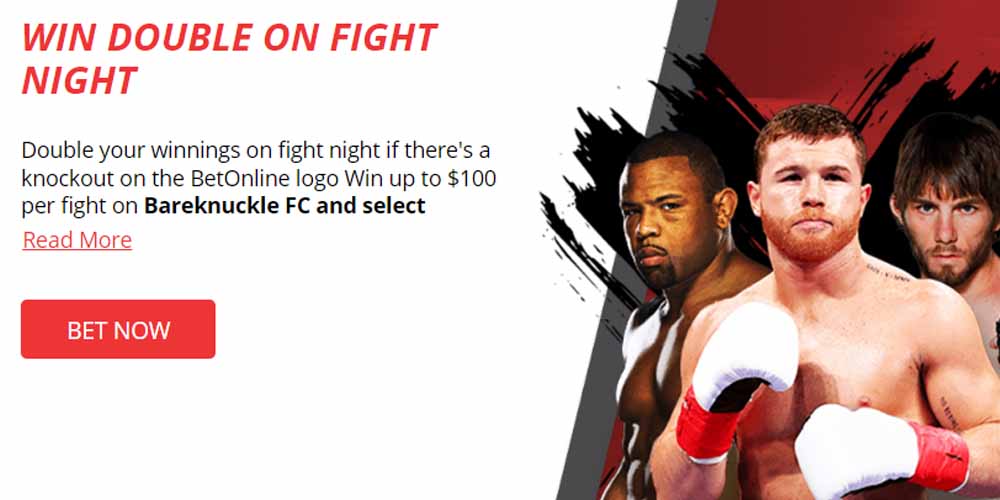 Win Double on Fight Night at Betonline Sportsbook Now!