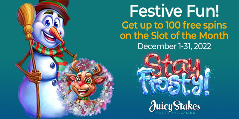 Juicy Stakes Christmas Bonus Codes: Win Up to $250!