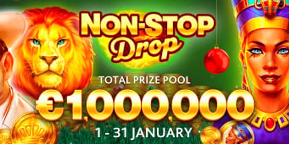 Non-stop Drop Tournament: Play Games and Get Up to €1 000 000