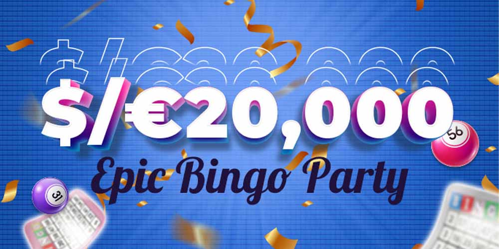 Epic Bingo Party at Cyberbingo: Win Up to € 20.000 Monthly