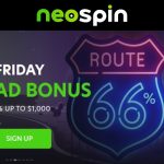 66% Bonus at NeoSpin – An Offer For Every Friday Up To $1000