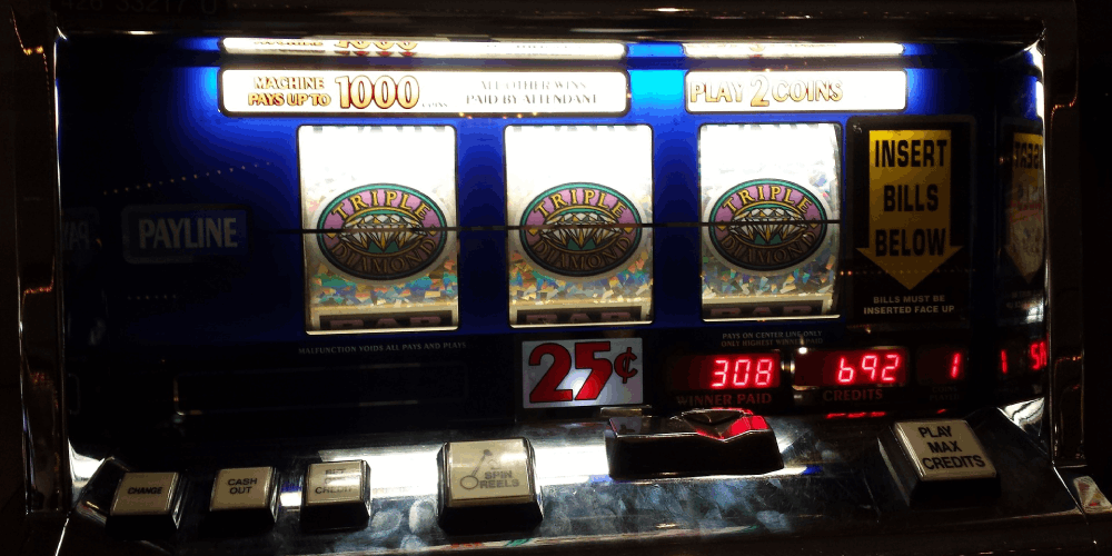 a rigged slot machine