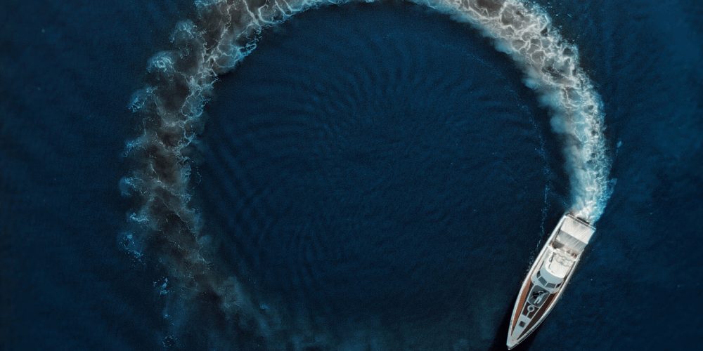 boat cruising on casino