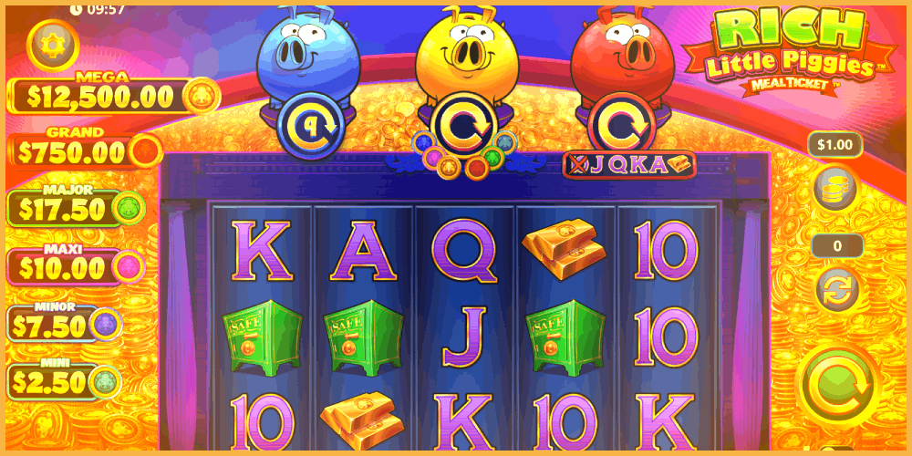 the rich little piggies slot symbols