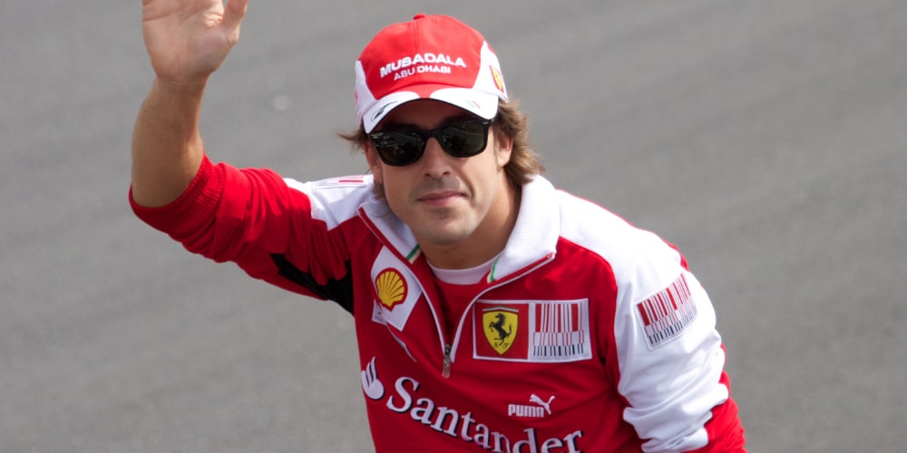 Lewis Hamilton in Ferrari