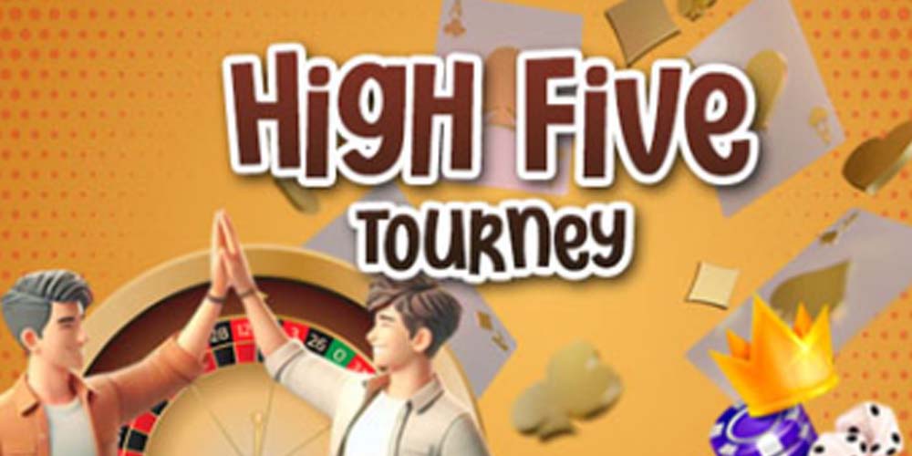 High Five Slot Tournament at Vegas Crest Casino: Win $/€500