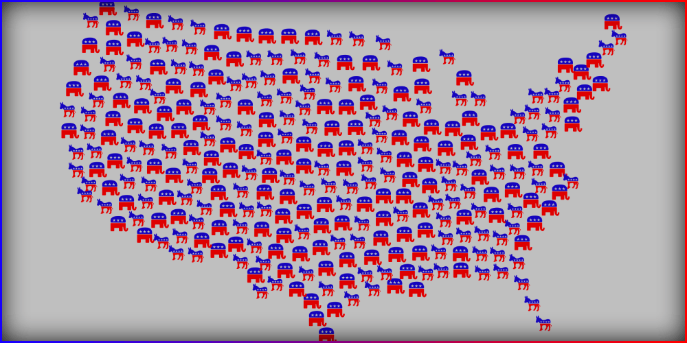 Republicans vs Democrats in 2024