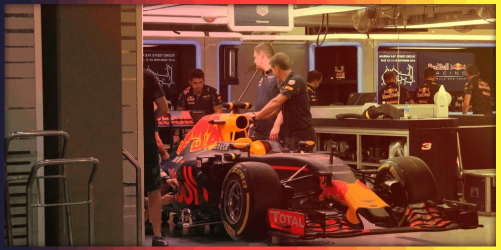 Verstappen's car aerodynamics