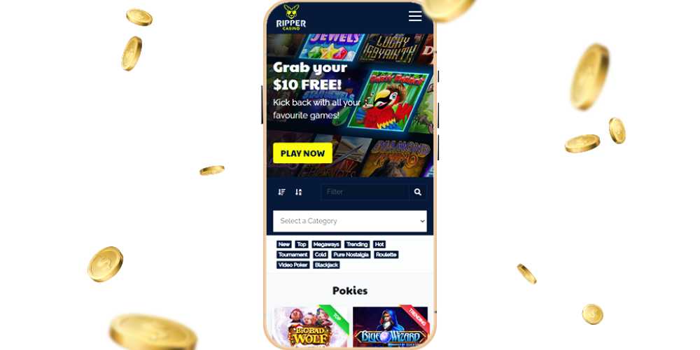 Ripper Casino mobile app