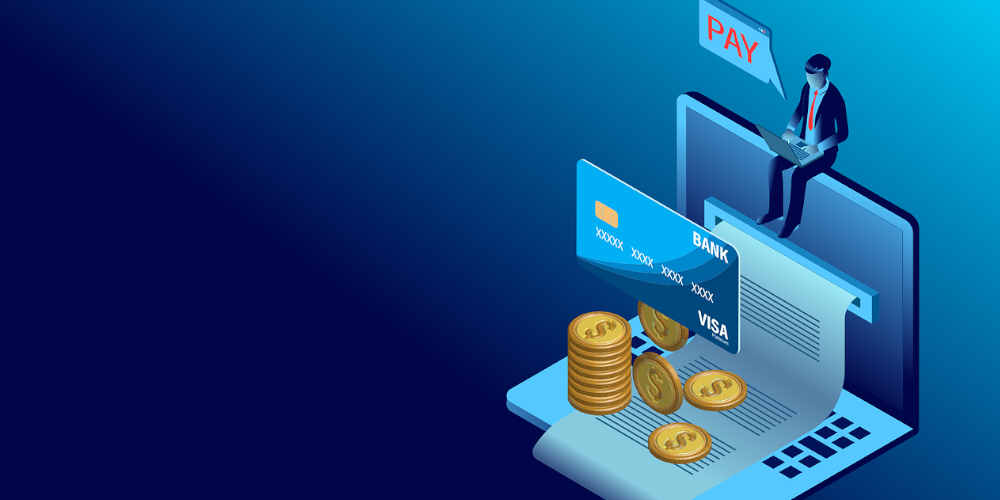 Animated men discovering Online Gambling Payment Methods