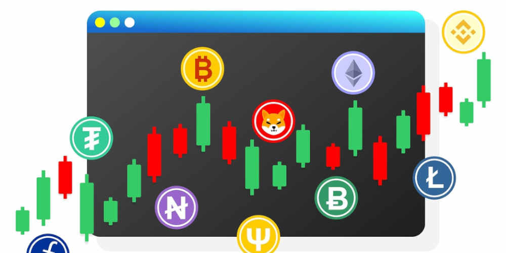 crypto trade illustration
