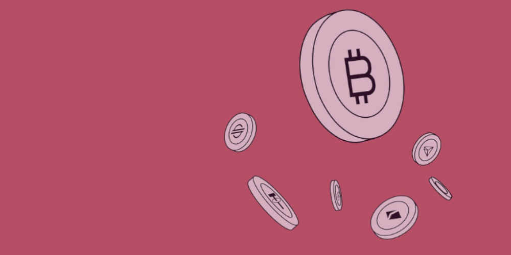 Using Crypto in pink drawing