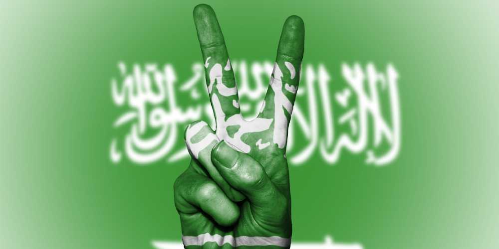saudi flag peace sign football - Saudi Pro League odds and predictions
