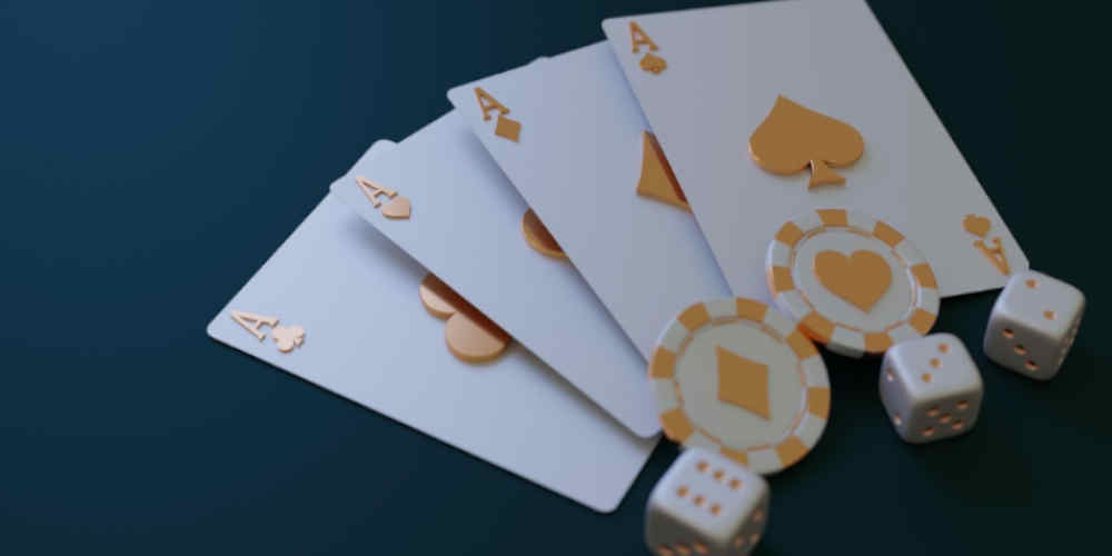 digital poker cards and chips illustrating video poker variants gameplay